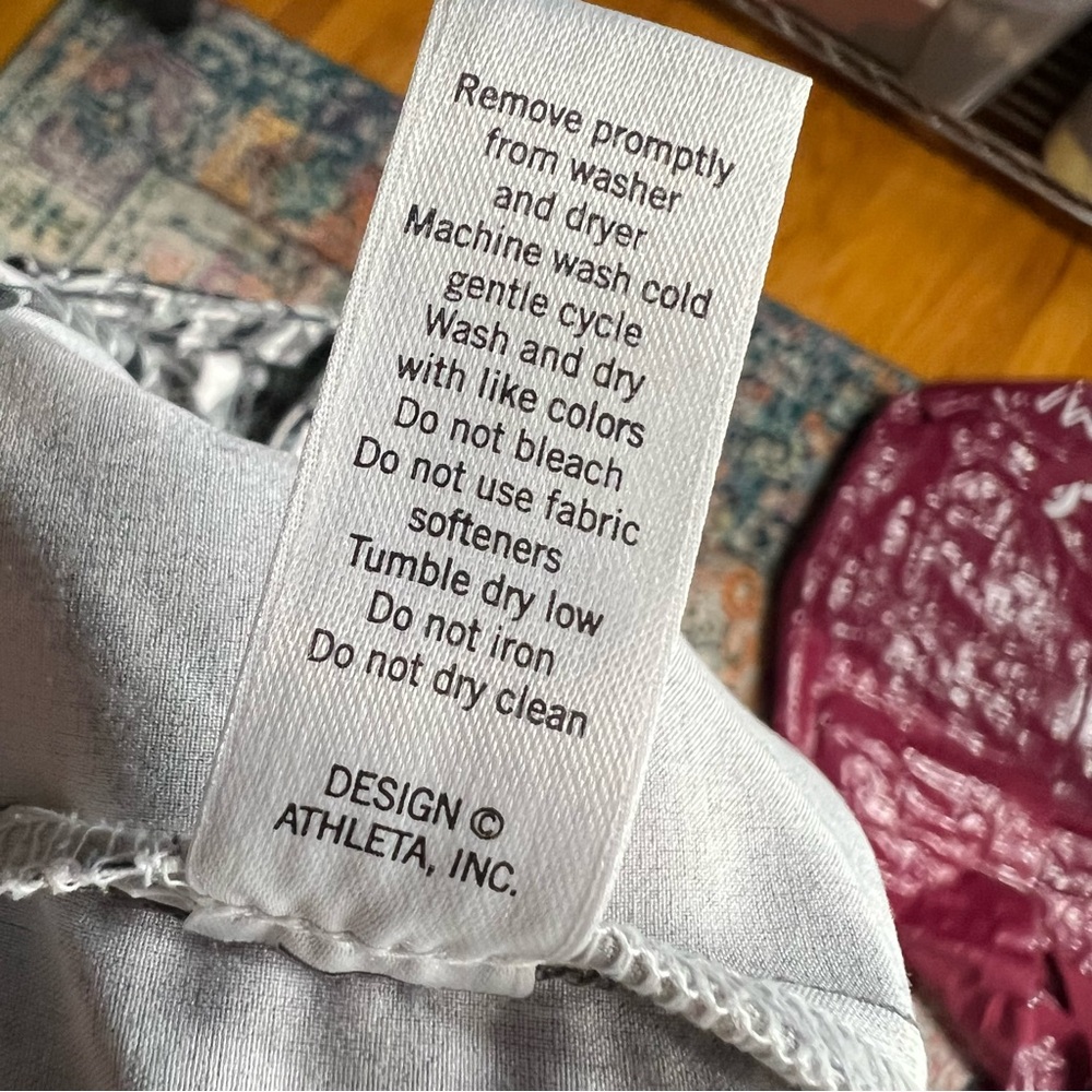Athleta Printed Whatever Skort Skirt Shorts Size 4P - Picture 10 of 13